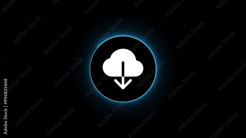 Aufkleber revolutionizing digital interfaces with the cloud arrow down icon, top practices for integrating res
