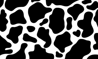 Seamless animal print pattern. Cow skin pattern background. Cow skin abstract for printing