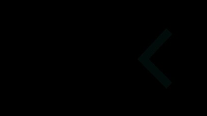 A glowing arrow animation going left across a black background creates a futuristic, eye-catching effect. this motion graphic adds a modern touch to directional elements.