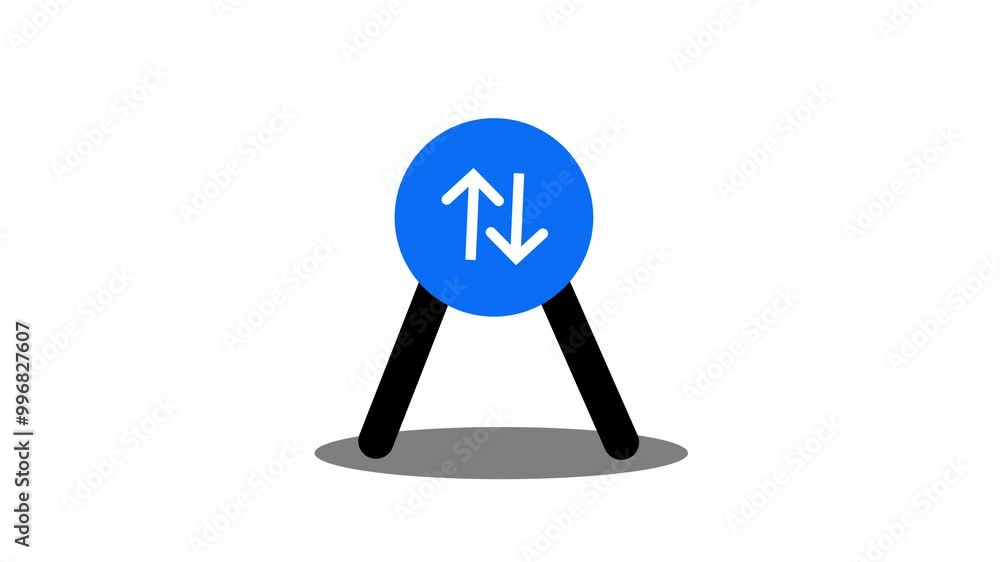 Aufkleber the significance of up and down arrows icon animation in user interface design: creating intuitive v