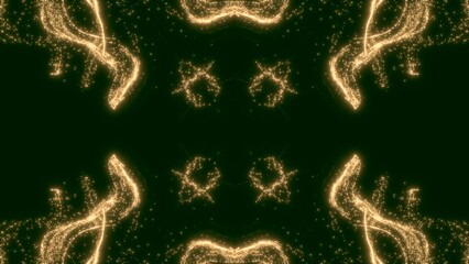 futuristisches High-Tech-Design-Muster, symmetrisch, Technologie, Wissenschaft, Energie, Netzwerk,...