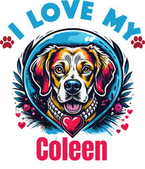 Hank Is My Cute Cat, Cat name t-shirt Design