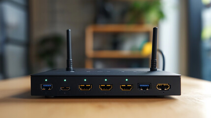 Fototapeta premium A modern router 