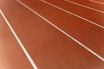 Run track stadium background. Start sport playground surface.