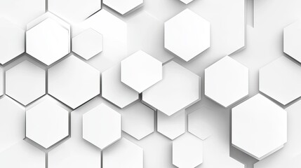 This seamless pattern showcases grey and white marble hexagon tiles, ideal for enhancing modern interior designs with a stylish and sophisticated touch SEAMLESS PATTERN