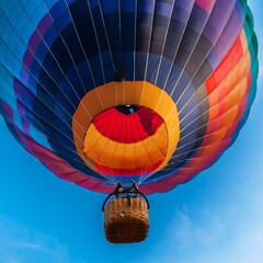 Obraz premium colorful hot air balloon in flight