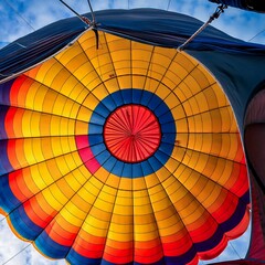 Obraz premium hot air balloon inside