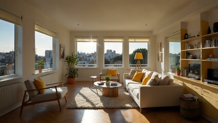 Bright sunny flat.