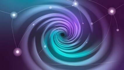 Naklejka premium Technology Network technology processing background
