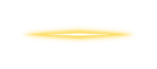 Light ray. Glowing gold line. Flash. Light effect. Golden light rays. Neon line on transparent background. flare light. laser beams, Design elements PNG