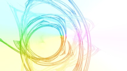 abstrakte blau gelblich leuchtende Strukturen, Wissenschaft, dynamisch, Morphose, expandieren,...