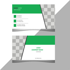 business card Vector Simple Business Card Layout Luxury card design modern shape illustration Clean print template minimal