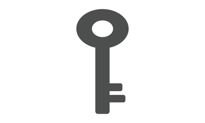 Key icon vector. Key vector icon. Key symbol for web site design .