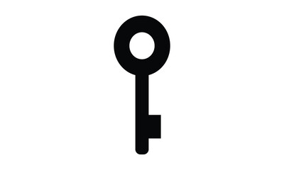 Key icon vector. Key vector icon. Key symbol for web site design .