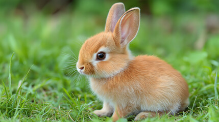 Fototapeta premium cute baby rabbit
