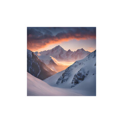Mountains In The Snow