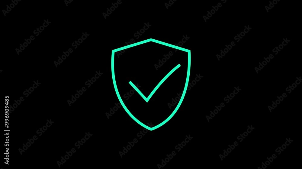 Poster check mark icon button and yes or approved symbol. check mark icon.
