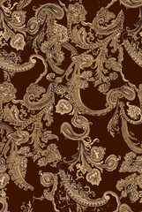 seamless texture, pattern. background with floral elements. vintage pattern.