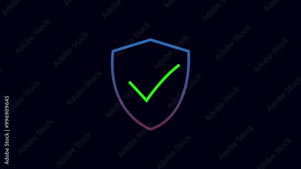 Poster check mark icon button and yes or approved symbol. check mark icon.