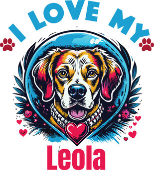 Ricky Is My Cute Cat, Cat name t-shirt Design