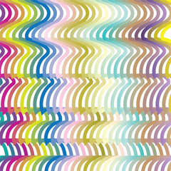 Bright background colored waves on abstract blurred mesh gradient Vector