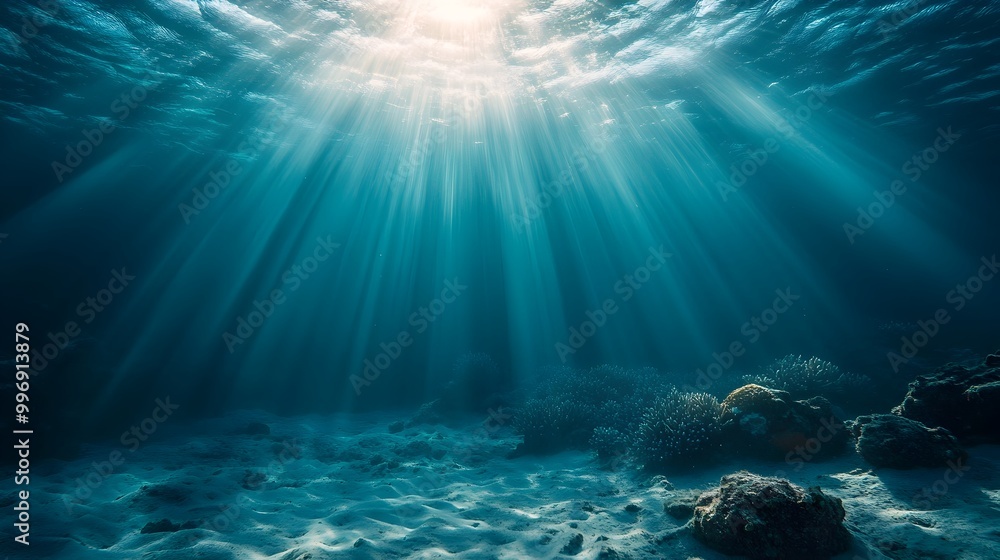 Poster unveiling the enigmatic depths of the captivating underwater realm a mesmerizing journey through the
