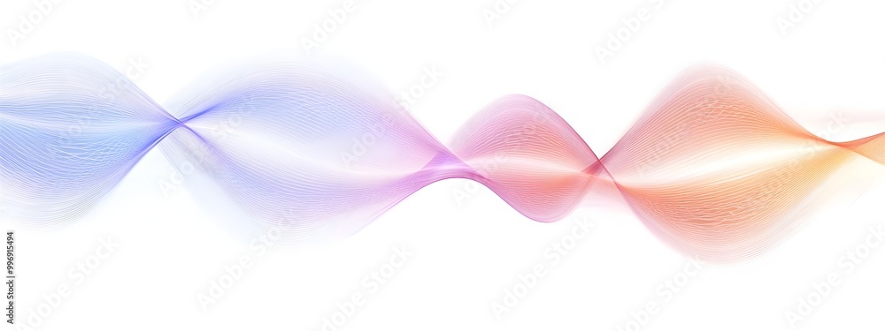 Aufkleber vibrant depicting the light wave propagation within a tunable laser device highlighting the scientif