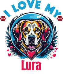 Simon Is My Cute Cat, Cat name t-shirt Design