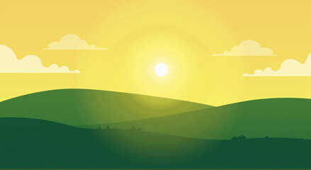 Obraz premium landscape with mountains