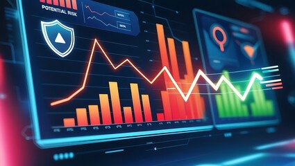 market with technology currency reports chart. Business stock world economy