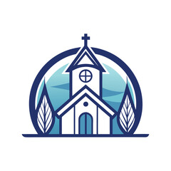 church logo vector illustration
