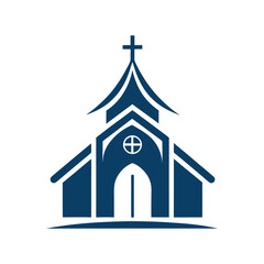 church logo vector illustration