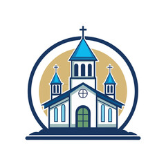 church logo vector illustration