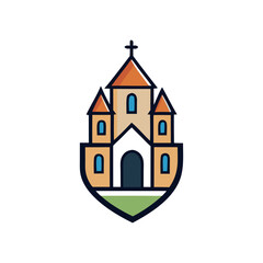 church logo vector illustration