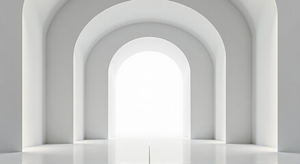 3d render of a corridor