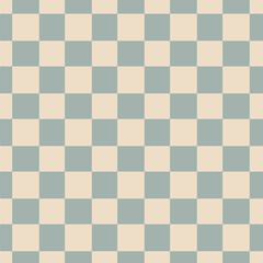 Checkered seamless patterns. Vintage backdrop set. Check duotone pattern. Blue colours background. 