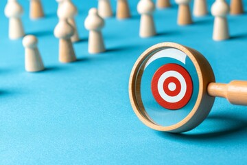 Business growth success achievement concept, leader setup team for leadership development and customer target group concept.