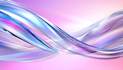 Naklejka premium A creative graphic wallpaper with an abstract color gradient background in purple, pink, and blue is ideal for presentations