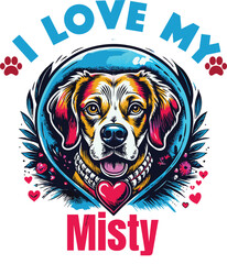 Wade Is My Cute Cat, Cat name t-shirt Design