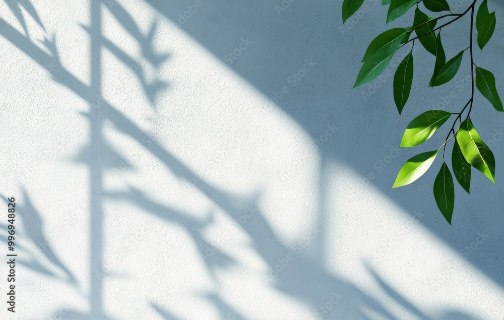 Poster a shadow overlay effect isolated on transparent. lighting and shadows from leaves and branches. shad