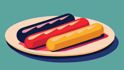 Germany food with sausage