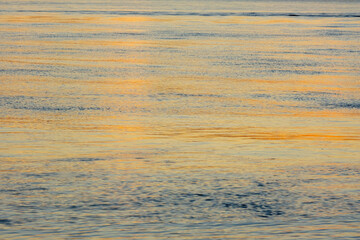 Water sunset reflection
