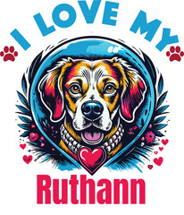 Antoinette Is My Cute Cat, Cat name t-shirt Design