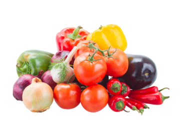 pile   of raw  vegetables