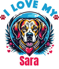 Ashley Is My Cute Cat, Cat name t-shirt Design