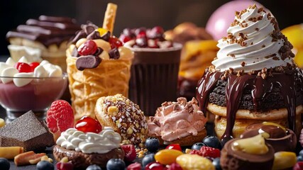A Feast of Delicious Desserts - Powered by Adobe