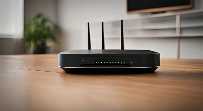 router on the floor