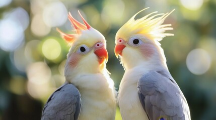 Cockatiels are cute, funny parrots that make great pets. They have a crest on their head and are known for being playful. Taking care of a cockatiel is rewarding, and they can be wonderful companions.