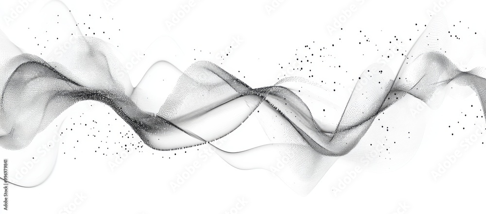 Poster global database and stock market trading. 3d illustration of a neural network. big data and cybersec