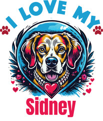 Beth Is My Cute Cat, Cat name t-shirt Design